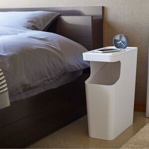 Yamazaki WHITE Trash Can 15 liters YAMAZAKI HOME Tower Side Table Trash Can